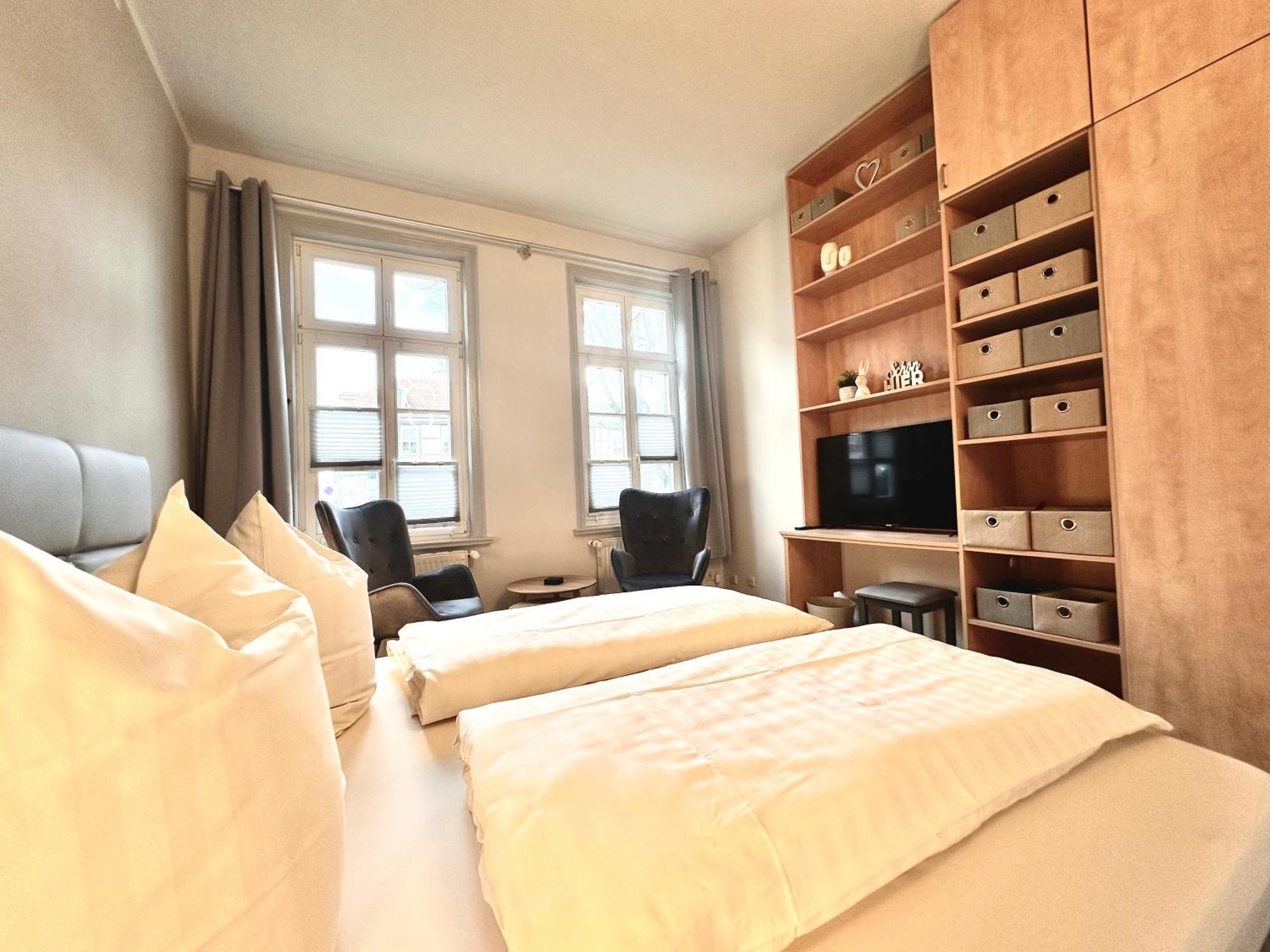 Ferienwohnung An Der Schelfkirche Schwerin  Ruang foto